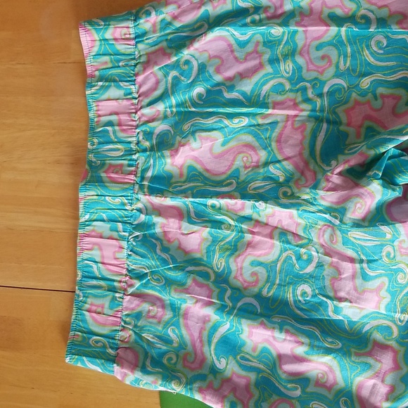 Lilly Pulitzer Beach Pant  Turquoise Lock Me Up - Picture 9 of 11